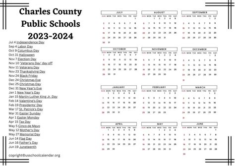 ccboe charles county|charles county school calendar 2024.